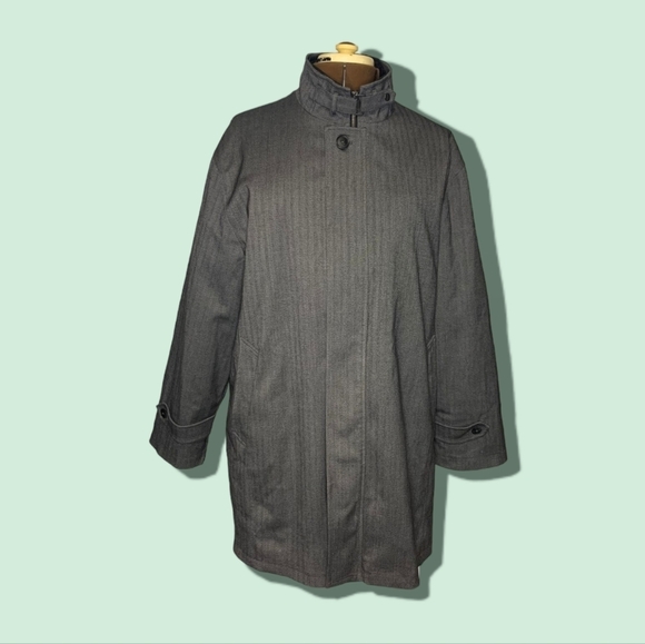 Calvin Klein Men's 2-in-1 Long Dress Jacket w/ Removable Inner Lining, Size 46R - Picture 11 of 11